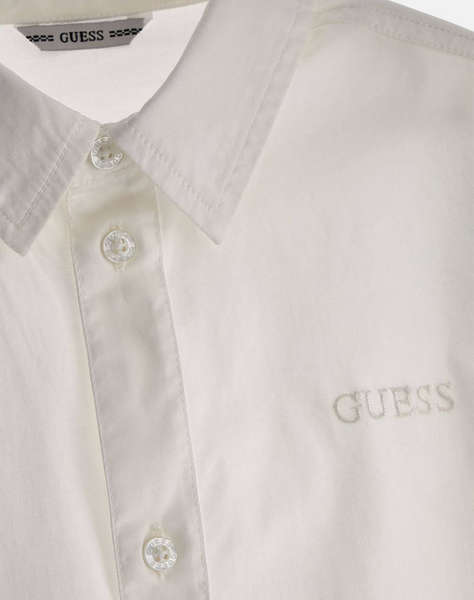 GUESS STR. POPLIN ADJ. LS SHIRT INDIA CHILDREN BOY