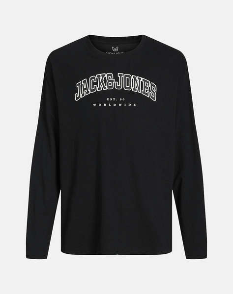 JACK&JONES JJECALEB VARSITY TEE LS O-NECK SN JNR