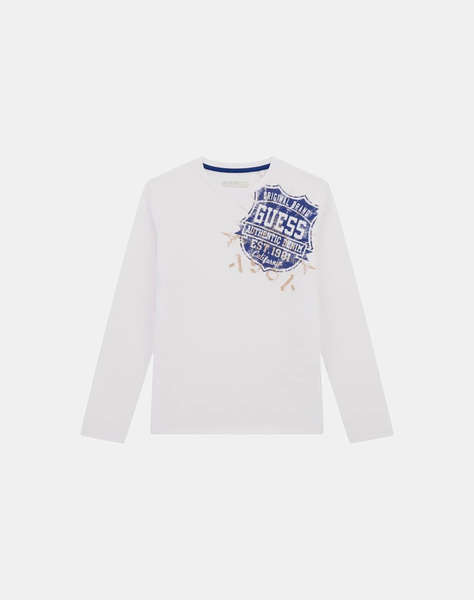 GUESS LS T-SHIRT ДЕТСКА БЛУЗА BOY