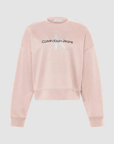 CALVIN KLEIN JEANS LS MONOLOGO FRENCH TERRY RLXD CN