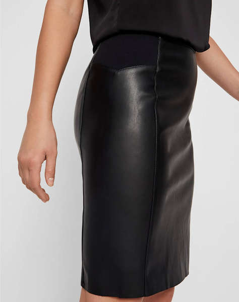VERO MODA VMBUTTERSIA HW COATED SKIRT NOOS