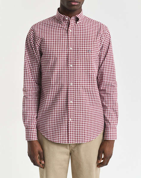 GANT РИЗА ΜΜ REG POPLIN GINGHAM SHIRT