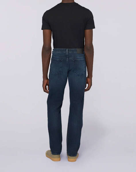 TRUSSARDI JEANS-5 TASCHE 370 CLOSE IN DENIM BLUE/BLACK STONE WASHED