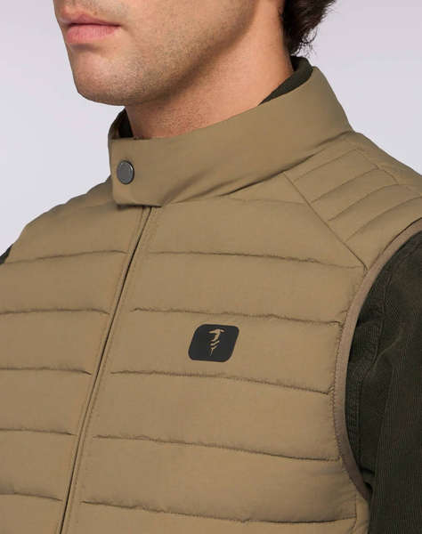 TRUSSARDI LIGHT PADDED VEST - CRINKLE NYLON