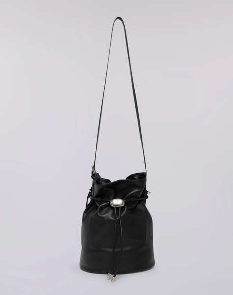 TRUSSARDI BAG -AMULETO SECCHIELLO ORIZZONTALE MEDIUM IN NAPPA (Размери: 32 x 23 x 17см.)