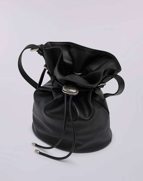 TRUSSARDI BAG -AMULETO SECCHIELLO ORIZZONTALE MEDIUM IN NAPPA (Размери: 32 x 23 x 17см.)