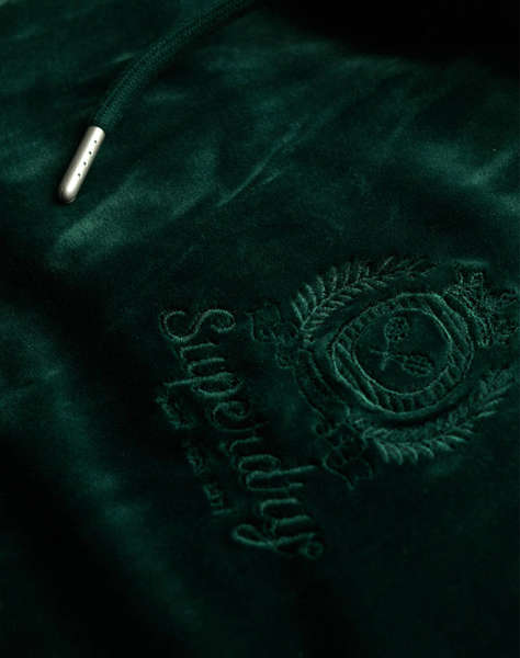 SUPERDRY D1 SDSW COUNTRY CLUB VELOUR ZIPHOOD ДАМСКИ СУИТШЪРТ