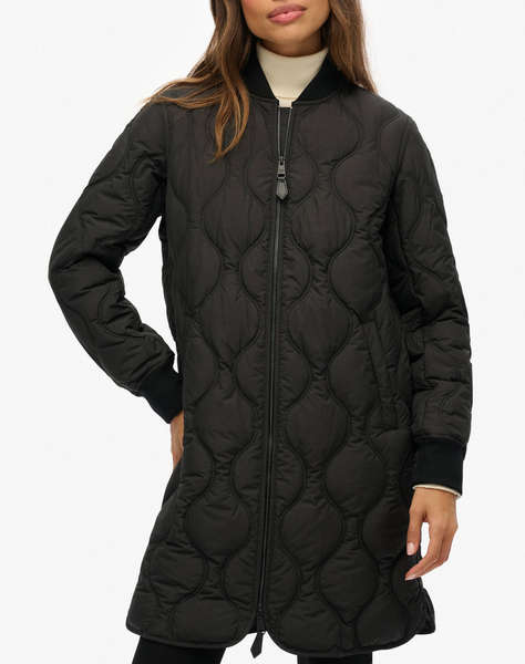 SUPERDRY D1 STUD LONG QUILTED LINER JACKET ДАМСКО ЯКЕ