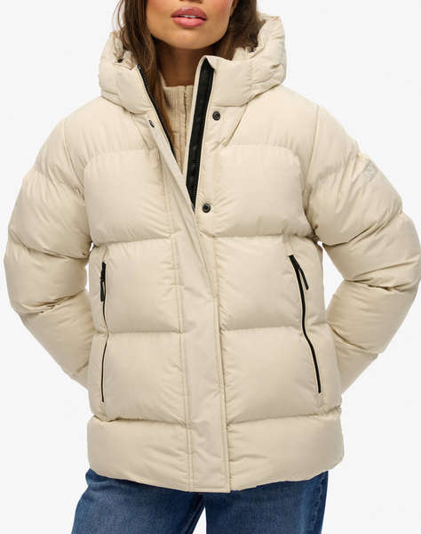 SUPERDRY D1 SDSW HOODED 5 BAFFLE SPORTS PUFFER ДАМСКО ЯКЕ