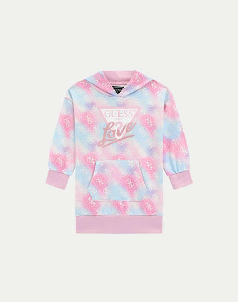 GUESS HOODED LS ACTIVE DRESS DRESS CHILDREN GIRL