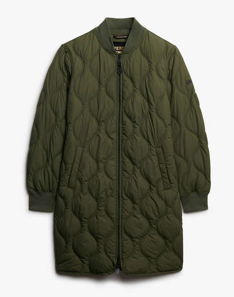 SUPERDRY D1 STUD LONG QUILTED LINER JACKET ДАМСКО ЯКЕ