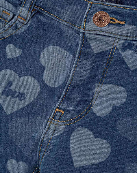 GUESS STR DENIM FLARE PANTS W/LASER ДЕТСКИ ПАНТАЛОНИ GIRL