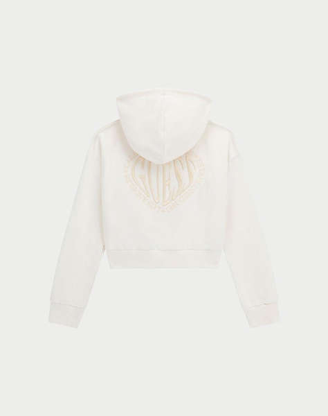 GUESS HOODED LS ACTIVE TOP W/ZIP ДЕТСКИ СУИТШЪР GIRL