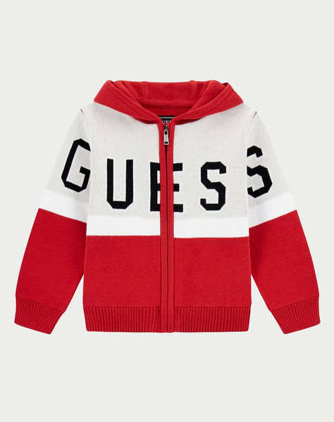 GUESS HOODED LS SWEATER W/ZIP ДЕТСКА ЖИЛЕТКА BOY