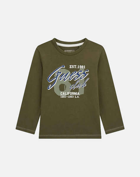 GUESS LS T-SHIRT ДЕТСКА БЛУЗА BOY