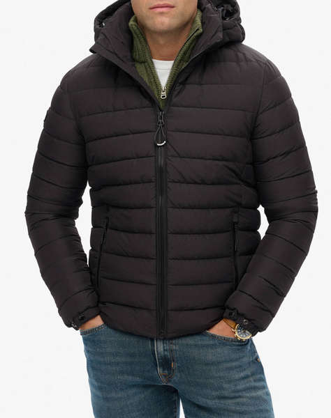 SUPERDRY D1 SDSW HOODED FUJI PADDED JACKET МЪЖКИ ЕЛЕК