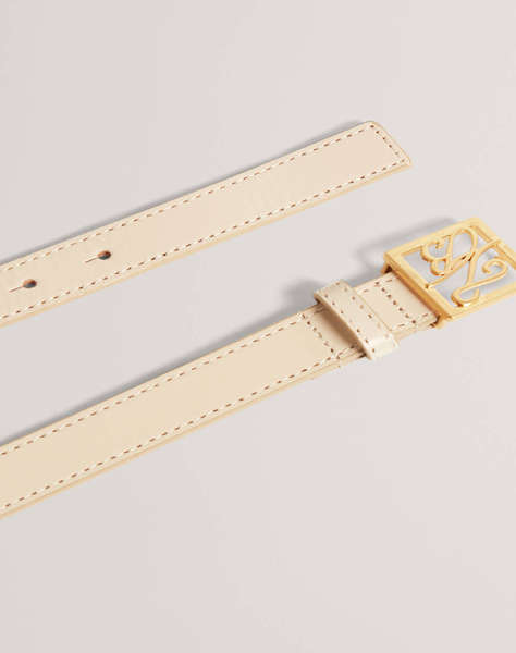 TED BAKER SCRIPTT TB Script Leather Belt