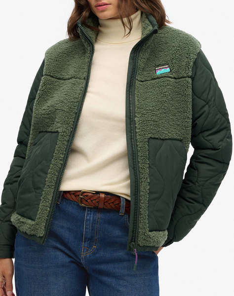 SUPERDRY D1 OVIN FLEECE HYBRID JACKET ДАМСКО ЯКЕ