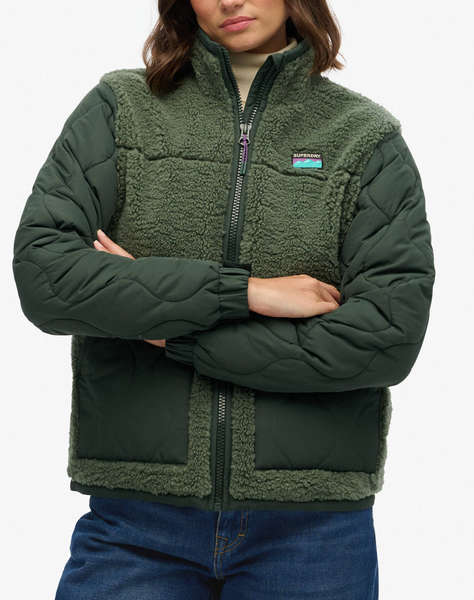 SUPERDRY D1 OVIN FLEECE HYBRID JACKET ДАМСКО ЯКЕ