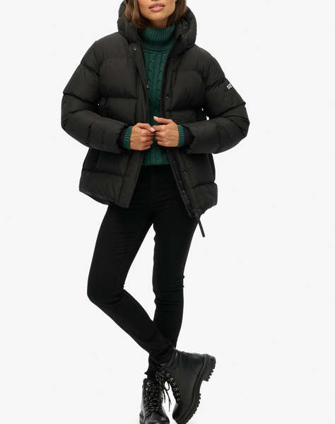 SUPERDRY D1 SDSW HOODED 5 BAFFLE SPORTS PUFFER ДАМСКО ЯКЕ