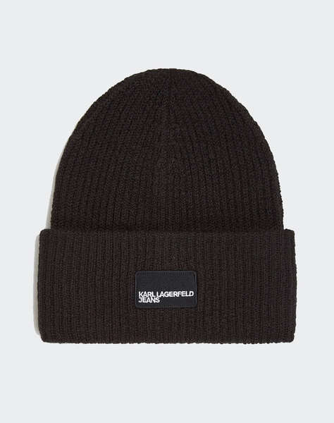KARL LAGERFELD JEANS KLJ PATCH LONG BEANIE