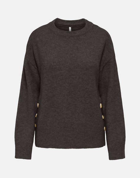 ONLY ONLRENE LIFE LS BUTTON O-NECK CC KNT