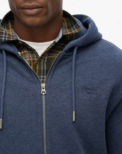 SUPERDRY D1 OVIN ESSENTIAL LOGO ZIP HOODIE HB MEN''S SWEATSHIRT