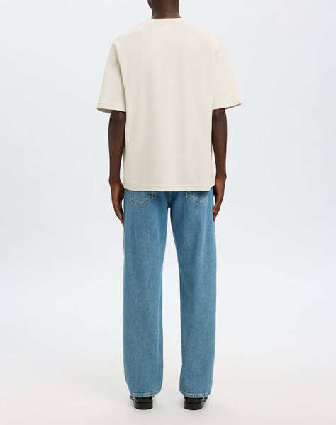 SELECTED SLHLOOSEOSCAR SS O-NECK TEE NOOS