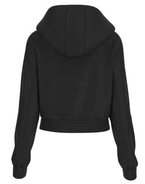 GUESS 3D PEONY ZIPPER HOODIE JACKET SWEATSHIRT