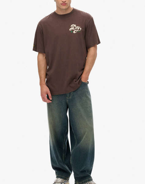 SUPERDRY D1 OVIN TAP ROOM OVERSIZED TEE MEN''S T-SHIRT