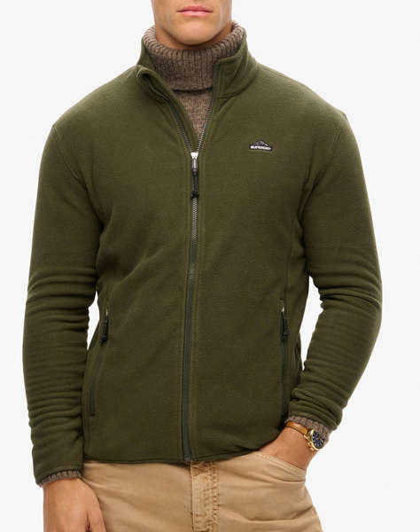 SUPERDRY D1 OVIN POLAR FLEECE FULL ZIP MEN''S SWEATSHIRT