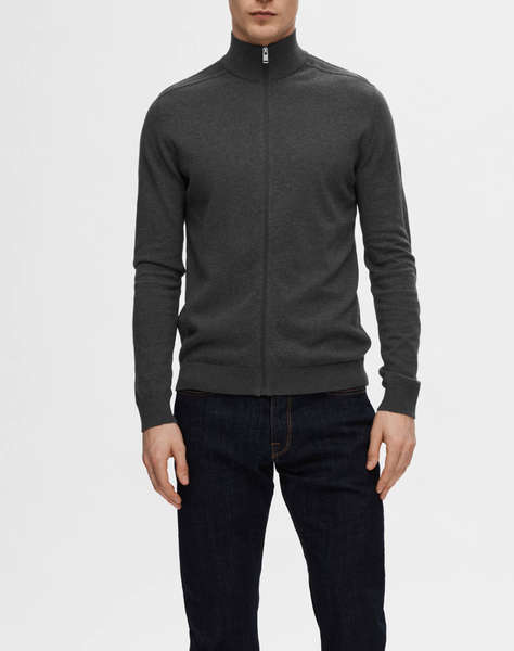SELECTED SLHBERG FULL ZIP CARDIGAN NOOS