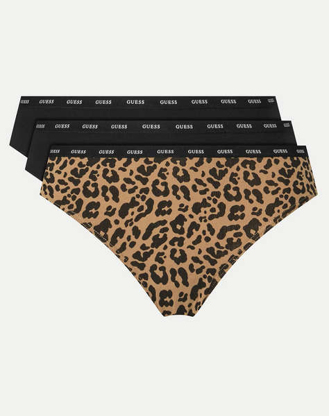 GUESS 3 PACK PRINTED BASIC BRIEF ДАМСКО БЕЛЬО