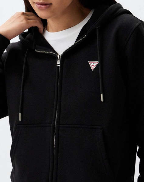 GUESS JEANS GJ ZIP HOOD REG MINI TRI SWEAT ДАМСКА ЖИЛЕТКА