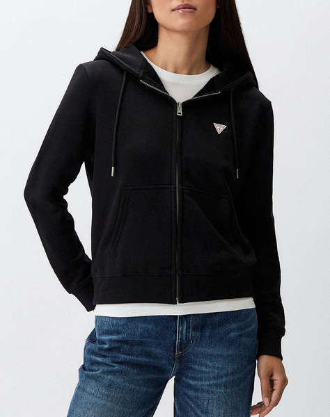 GUESS JEANS GJ ZIP HOOD REG MINI TRI SWEAT ДАМСКА ЖИЛЕТКА