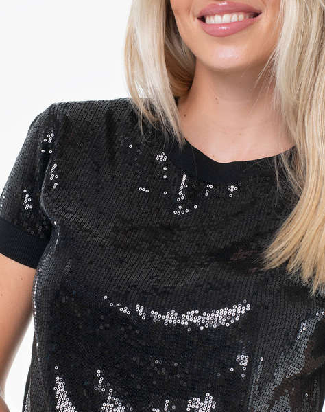 GUESS SS CN JUNIPER SEQUINS SWTR ДАМСКИ ТОП