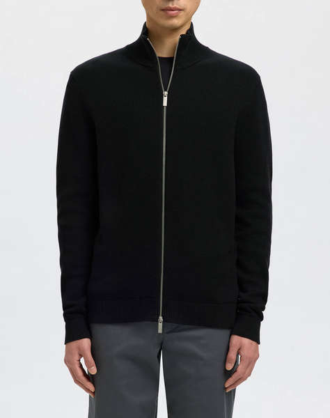 SELECTED SLHDANE LS KNIT STRUCTURE FULL ZIP NOOS