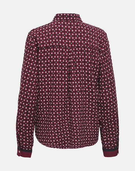 ONLY ONLVEDA BORDER L/S SHIRT WVN