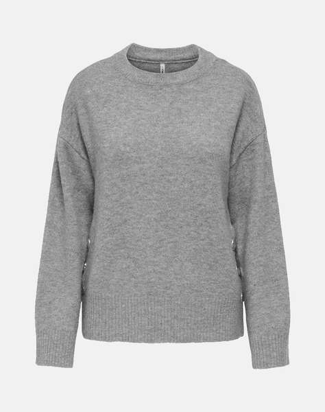 ONLY ONLRENE LIFE LS BUTTON O-NECK CC KNT