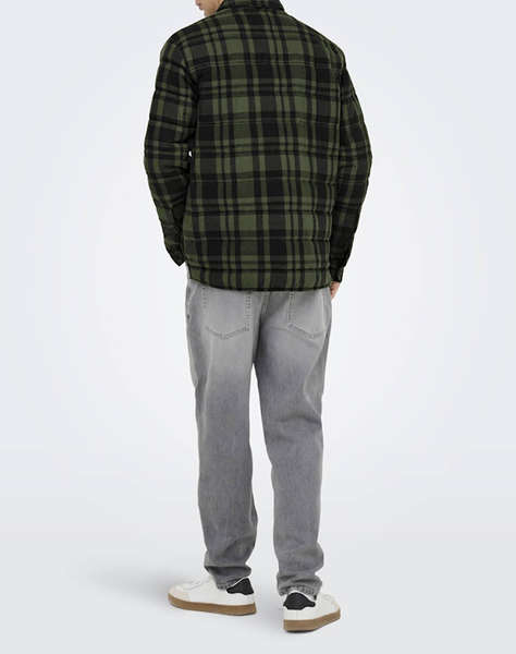 ONLY& SONS ONSGUDMUND CHECK SHACKET