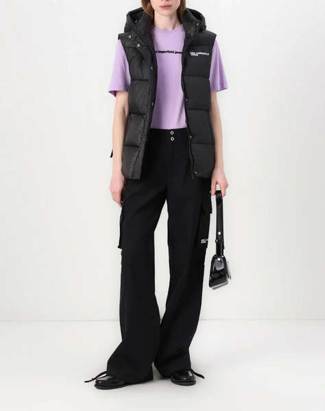 KARL LAGERFELD JEANS KLJ BELTED PUFFER VEST