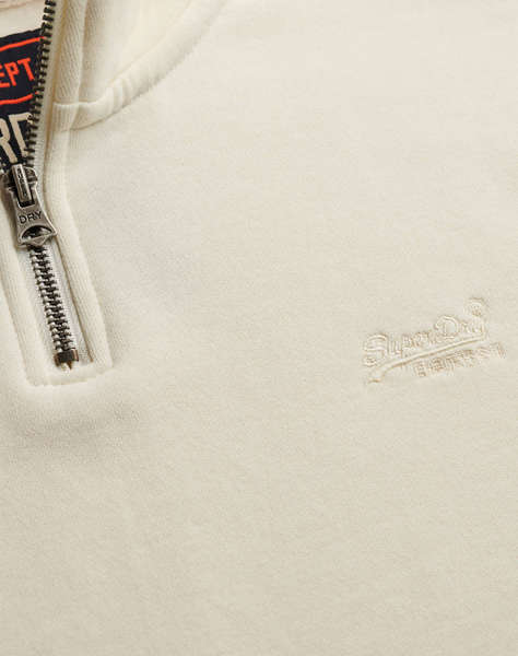 SUPERDRY D1 OVIN ESSENTIAL LOGO HENLEY MEN''S SWEATSHIRT