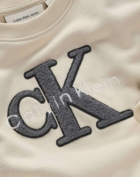 CALVIN KLEIN TOWLING MONO TERRY CN SWEATSHIRT