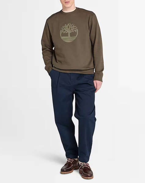 TIMBERLAND KENNEBEC RIVER Tree Logo Crew Neck Sweatshirt