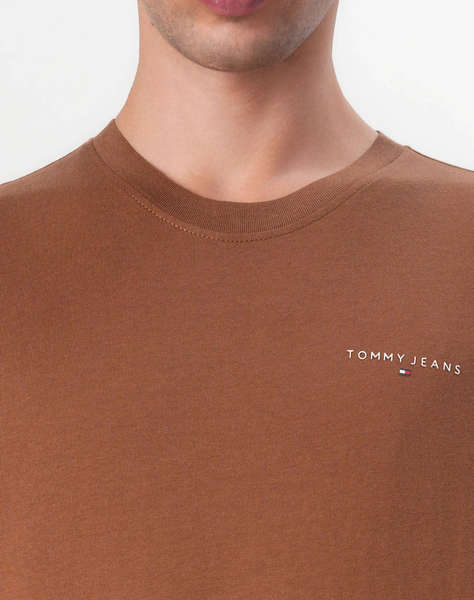 TOMMY JEANS TJM SLIM LINEAR CHEST TEE EXT