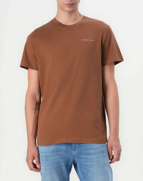 TOMMY JEANS TJM SLIM LINEAR CHEST TEE EXT