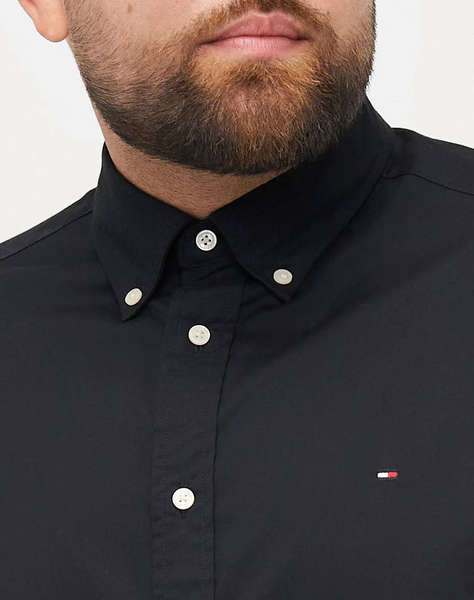 TOMMY HILFIGER BT-FLEX POPLIN SOLID RF SHIRT-B