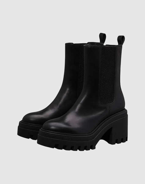 CALVIN KLEIN JEANS CHUNKY HEELED CHELSEA LTH