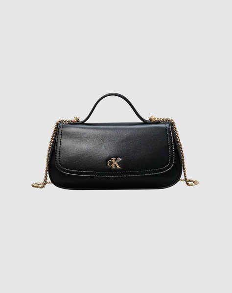 CALVIN KLEIN TOP HANDLE WITH CHAIN BAG (Размери: 26 x 14 x 6см.)