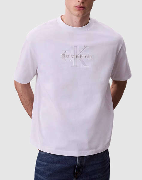 CALVIN KLEIN SS HI LOW EMB 16S JERSEY CN TEE